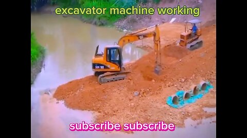excavator machine working in water#subscribe #youtube #excavator #pakistan #workout