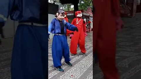 SUPER PULOS NINJAS NA CARRETA DA ALEGRIA FURACÃO, DANÇANDO FOFÃO, O MÁSKARA, BEN10 E PATATI