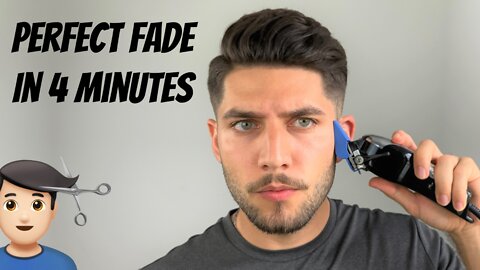 Perfect Fade Self-Haircut In 4 Minutes | How To Cut Men's Hair 2020