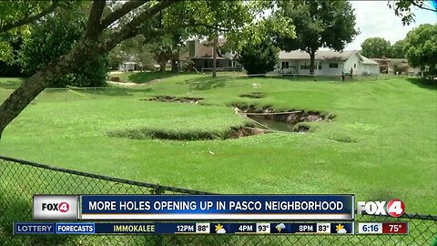 4 additional holes open up in Pasco County neighborhood, now 20 total