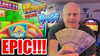 Huff N More Puff Slot Marathon! ★ Betting $75/Spin & Winning Jackpots!