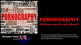 PORNOGRAPHY A subject Christians need to discuss