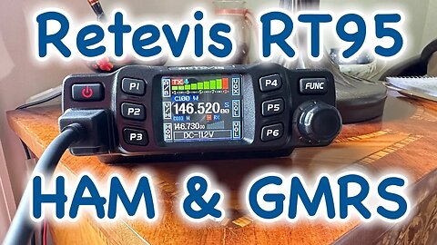 Retevis RT95 HAM and GMRS Mobile Radio in 4k UHD