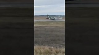 Su-25 emergency landing