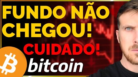 🚨 BITCOIN: CHOCANTE! FUNDO NÃO CHEGOU! [ISSO ME PREOCUPA...]