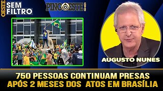 750 pessoas continuam presas pelos atos em Brasília a dois meses [AUGUSTO NUNES]