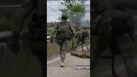 The ORB "Sparta" of the people's militia of the DPR work from the ATGM in the Avdiivka area