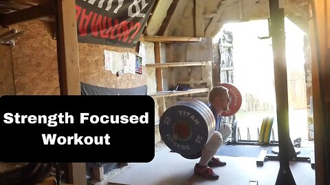 Strength Focused Workout - Weightlifting Training