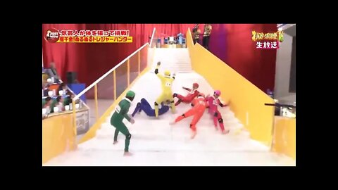 Japanese Game Show Slippery Stairs