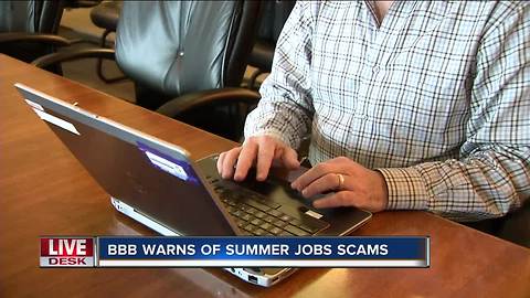 Officials warn summer job seekers to be on the lookout for scams