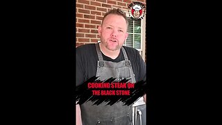 HOW TO COOK A STEAK ON THE BLACKSTONE GRIDDLE !!!!! #hungryhussey #food #steak #griddle