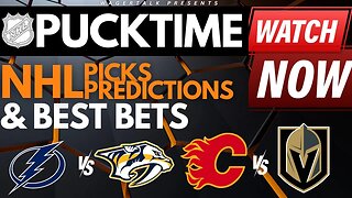 NHL Predictions, Picks & Odds | Flyers vs Predators | Lightning vs Canucks | PuckTime Dec 12