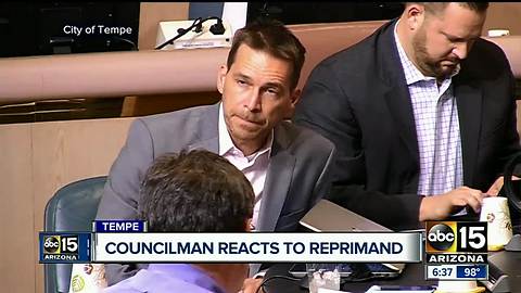 Tempe council member given formal reprimand after calling resident a "psycho"