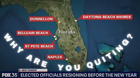 Florida elected officials quit across the state in light of new law