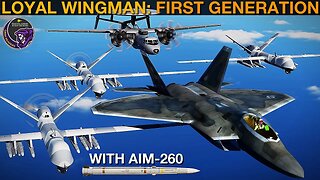Loyal Wingman AI Drones (Generation 1) vs Russian Air Force (WarGames 133) | DCS