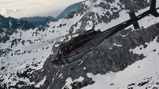 Alpes austríacos vistos de um helicóptero!