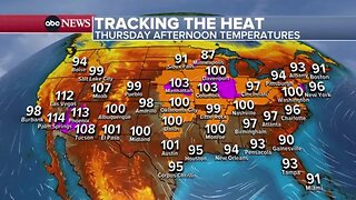 Blistering July heatwave sets records as it spreads across the U.S.