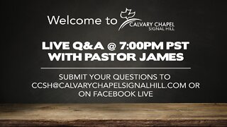 (Originally Aired 06/07/2020) June 6th - Q&A with Pastor James Kaddis