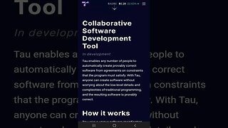 40 Tau Collaborative Software Development Tool💎#shorts #taunet #devtool #collaboration