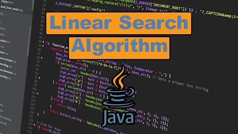 How to Code Linear Search in Java