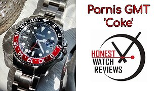 Parnis GMT Coke ⭐ Rolex GMT Master 2 Homage ⭐ Honest Watch Review #HWR