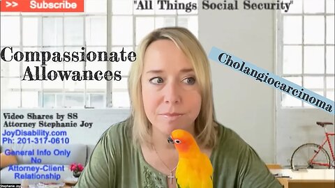 Cholangiocarcinoma - NEW SSA Compassionate Allowance Condition & Listing 13.19