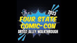 Visiting Artist Alley - A Four State Comic Con 2023 Walkthrough