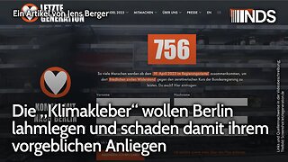 Die „Klimakleber“ wollen Berlin lahmlegen und schaden damit ihrem vorgeblichen Anliegen | Berger NDS