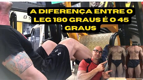 A diferença entre o Leg 180 graus é o Leg 45 graus