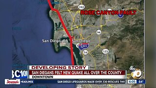 Second Southern California earthquake felt in San Diego