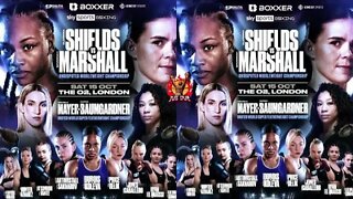 CLARESSA SHIELDS 🛡 vs SAVANNAH MARSHALL FULL CARD 1ST MARATHON PULL UP #TWT