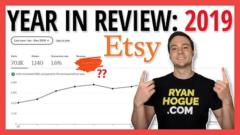 Etsy 2019 Sales Report + Reflecting on Etsy Print on Demand