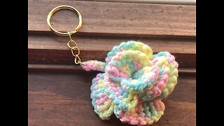 Easy way to fix flower with hot glue gun #crochet #craft #art