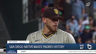 San Diego native make Padres history