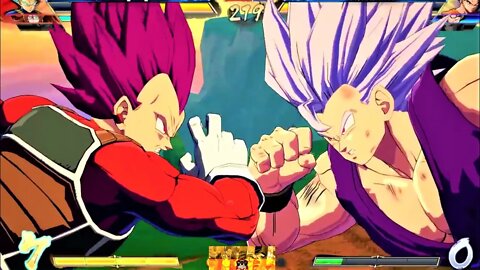 [DBFZ] Ultra Ego Vegeta vs Beast Gohan - Dragon Ball FighterZ