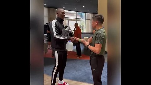 Israel Adesanya and Brandon Moreno nerd out talking about funko pop collection