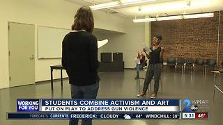 Baltimore school combines art and activism to address gun violence