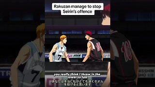 Rakuzan manage to stop Seirin’s offence 😤 #anime #kurokonobasket #fyp