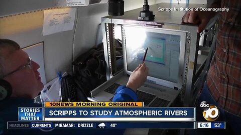 Scripps researchers launch airborne study of atmospheric rivers