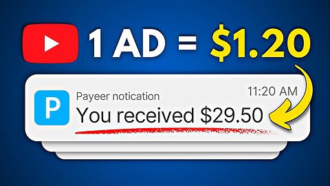 Earn 1.20 PER AD Watched-Make Money Online in 2024