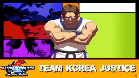 The King of Fighters 2001: Arcade Mode - Team Korea Justice