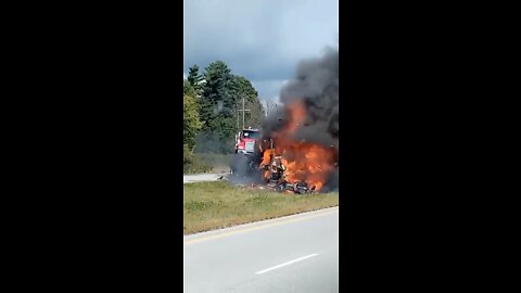 Hwy 401 Fire