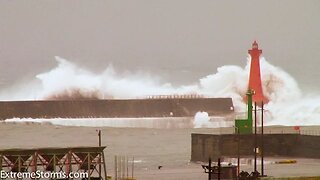 Typhoon Matmo from Hualien Taiwan