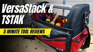 Craftsman Versastack - DeWalt TSTAK Modular Tool Boxes | 5 Minute tool Review