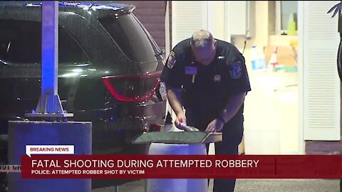 Deadly shooting during attempted armed robbery