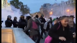 Things Get Spicy in France as Police Battle Pro-Hamas Protesters