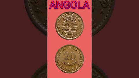 ANGOLA 20 CENTAVOS 1962.#shorts @COINNOTESZ #angola