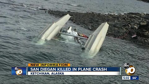 San Diego man killed in Alaska plane crash