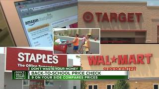 Which store really has the lowest back-to-school prices?