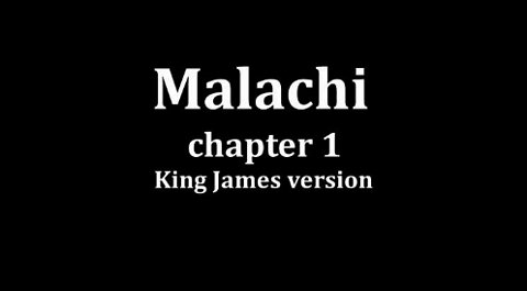 Malachi 1 King James version